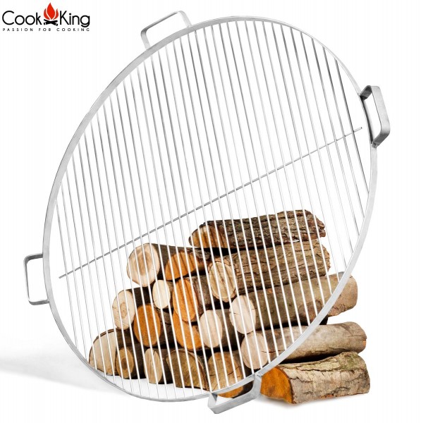Grillrost mit Griffen aus Edelstahl Ø 60cm - 80cm