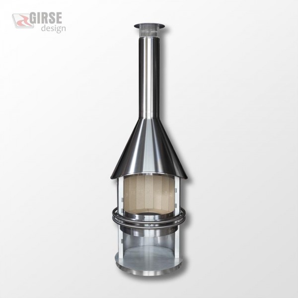 GIRSE Edelstahlkamin Cool