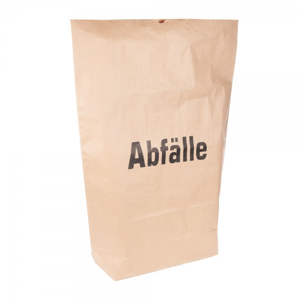 Papiermüllsack 70L bedruckt "Abfälle"